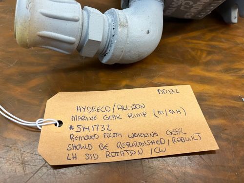 HYDRECO/ALLISON #5141732 MARINE GEAR PUMP (M/HM) REMOVED FROM OPERATING GEAR, US $774.95, image 2