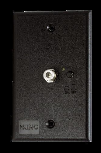 KING Jack Pb1001 Tv Antenna Power Injector Switch Plate - Black, US $52.42, image 3