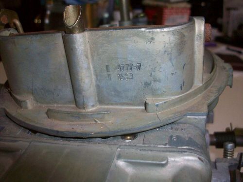 Holley #4777-7~ 650CFM~ Double Pumper~ Manual Choke Carburetor, US $325.00, image 7