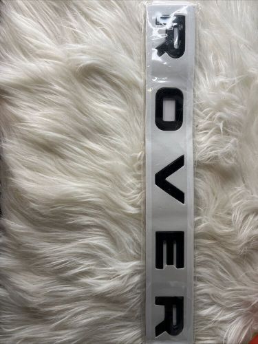 2003-2024 range rover emblem logo letters (1) set front or back matte black