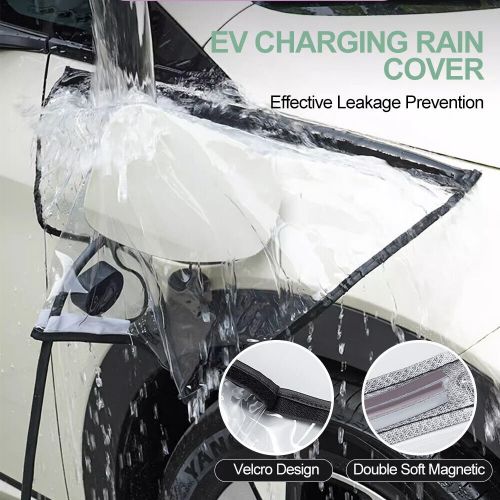 Universal Car Charging Rain Cover Electric Vehicles Charger Plug Port Protection, US $18.98, image 11