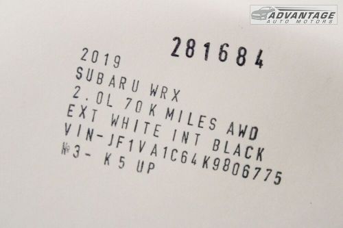 2015-2021 SUBARU WRX REAR OVERHEAD ROOF UPPER DOME READING MAP LIGHT LAMP OEM, US $27.99, image 2