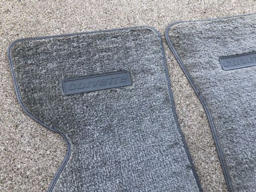 1980’S corvette carpeted floor mats GM collectors edition NOS Dark Gray, US $749.66, image 3