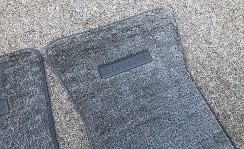 1980’S corvette carpeted floor mats GM collectors edition NOS Dark Gray, US $749.66, image 4