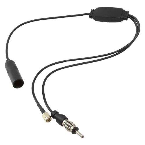 FM/AM DAB + Car Radio Active Antenna Aerial Splitter Adapter Cable,SMA Converter, US $10.92, image 2