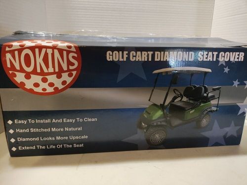 NOKINS Golf Cart Diamond Rear Seat Covers Black ET, US $48.95, image 4