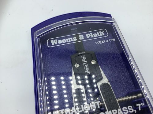 Weems & Plath Ultralight Dividers Compass 7" #176 Made In Germany, US $6.99, image 4