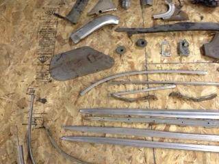 1957 CHEVY 2 DOOR HARDTOP TRIM PIECES LOTS OF PIECES FOR 1957 CHEVY ORIGINAL , US $500.00, image 7