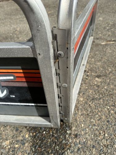 Used Sun Tracker Party Hut Front Fence And Gate Hinge 1989 Pontoon Boat READ, US $400.00, image 2