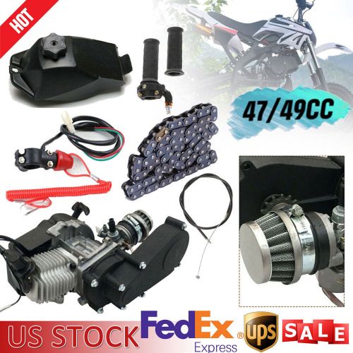 Engine Motor Kit Pull Start For Pocket Mini Quad Bike ATV Scooter 49CC 2 Stroke, US $88.01, image 7