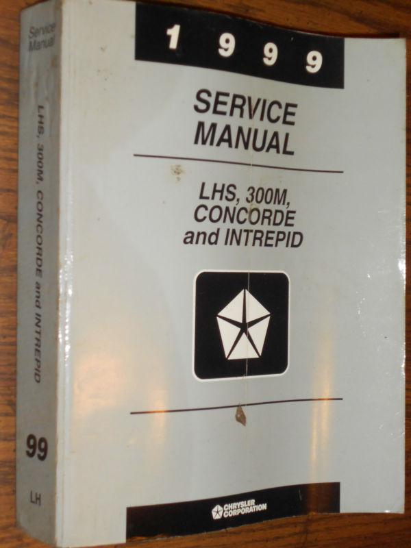 1999 chrysler 300m & conco / dodge intrepid shop manual  / original book!!