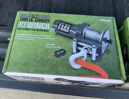 Badland 12v Electric Winch 2500lbs #61840 With Remote!, US $120.00, image 4