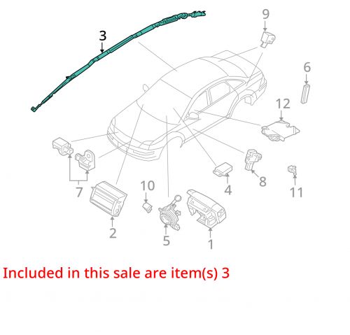 Air Bag Assembly Rh Passenger Side Roof Rh/ 2009 Taurus Sku#3928321, US $125.00, image 6