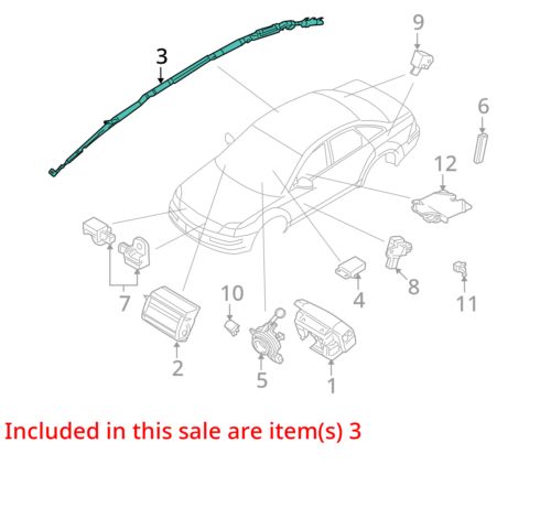 Air Bag Assembly Rh Passenger Side Roof Rh/ 2009 Taurus Sku#3928321, US $125.00, image 9