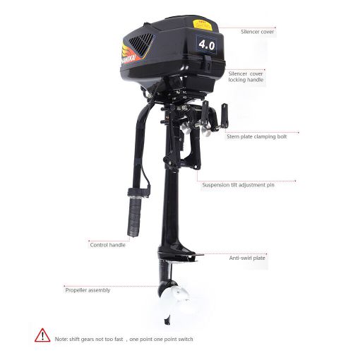 1000W 48V HANGKAI Fishing Boat Electric Outboard Motor Engine Propeller Trolling, US $207.03, image 7
