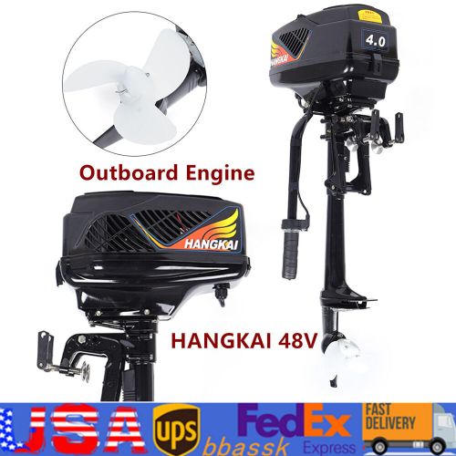 1000W 48V HANGKAI Fishing Boat Electric Outboard Motor Engine Propeller Trolling, US $207.03, image 12