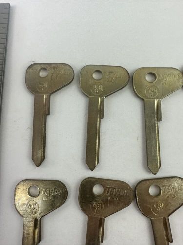 Taylor Brand USA Uncut V81V key blank Lot Of 8, US $40.00, image 3