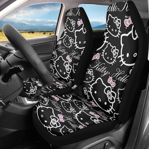 Cartoon Car Seat Covers-Cute Covers for Sedan SUV, black, US $70.04, image 2