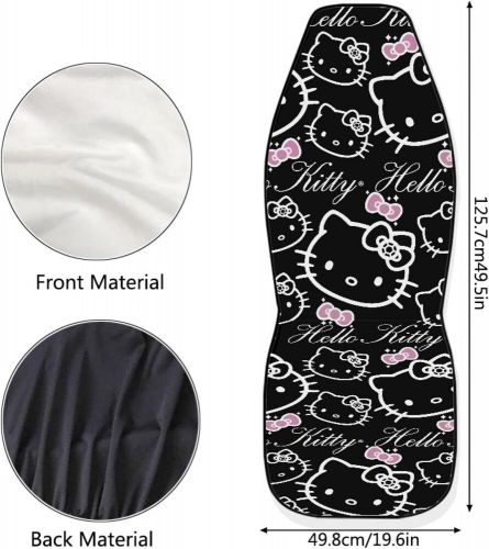 Cartoon Car Seat Covers-Cute Covers for Sedan SUV, black, US $70.04, image 5