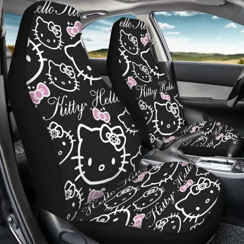 Cartoon Car Seat Covers-Cute Covers for Sedan SUV, black, US $70.04, image 6