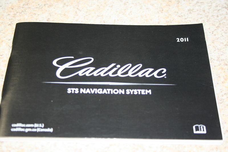 2011 cadillac sts navigation manual 20954289a booklet