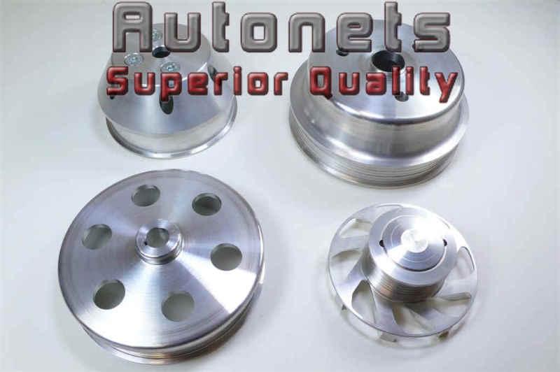 Sell Stain Aluminum LWP SBC Crank Alternator Power Steering Long Water