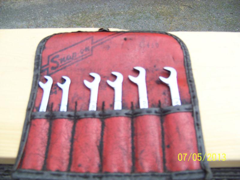 Sell Snap on 6 piece Wrench Set Open End, Ignition, 15°/60° Offsets, 15