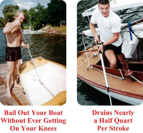 NEW ALUMINUM TELESCOPIC BOAT BAILER/HOOK/POWER WASHER, US $21.99, image 3