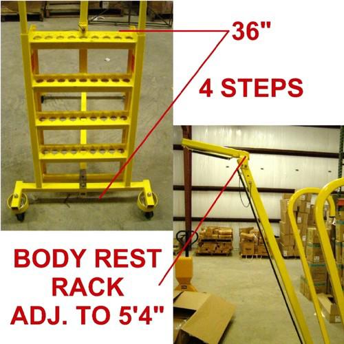 VEHICLE MAINTENANCE STEP LADDER,WELDED STEEL,ADJUSTABLE, US $39.99, image 2