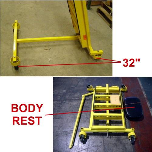 VEHICLE MAINTENANCE STEP LADDER,WELDED STEEL,ADJUSTABLE, US $39.99, image 3