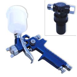 1.0mm pro hvlp air spray paint gun gravity feed compressor automotive tools 