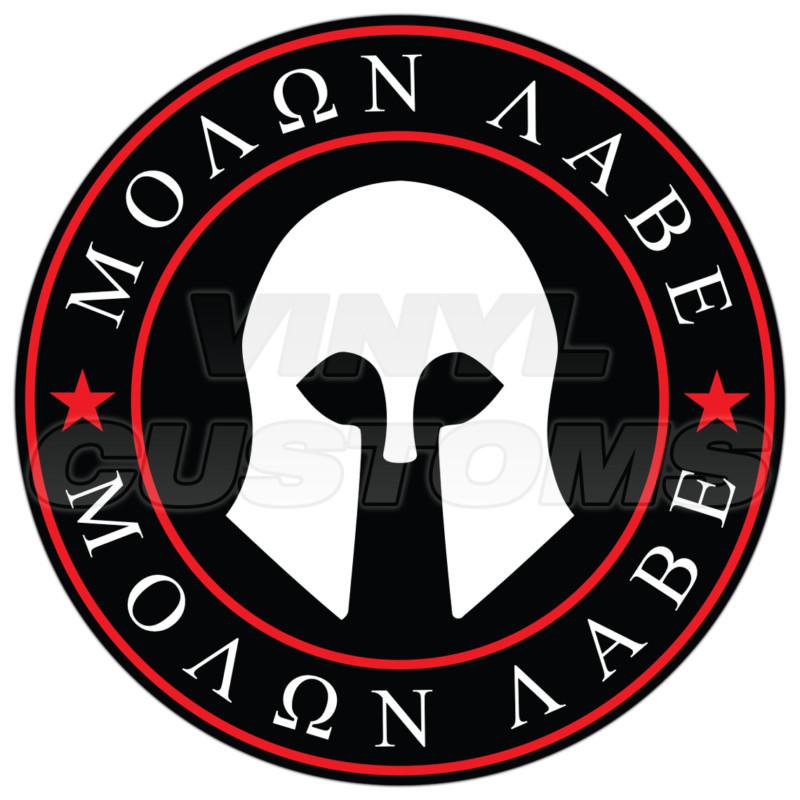 3" molon labe decal sticker dont tread on me gadsden flag vinyl decal red a+