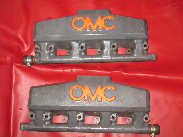 Ford 302 5.0l 351 5.8l v8 omc o.e.m.exhaust manifolds and risers  914898 -913784