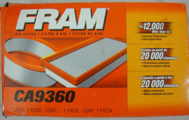 Sell Fram air filter CA9360 in Colonial Heights, Virginia, US, for US 5.90