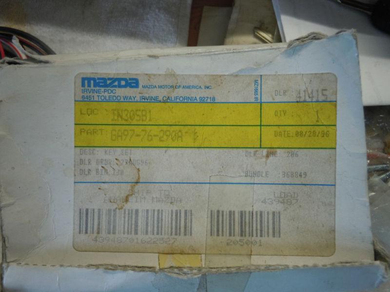 locksmith mazda ignition PART NO.GA 97 - 290A, US $59.99, image 7