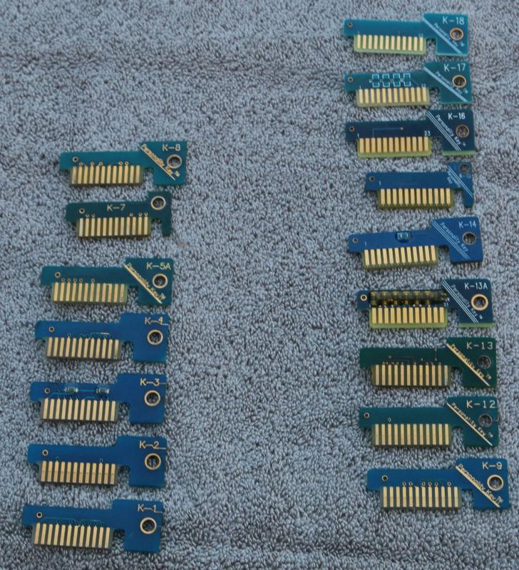 Lot of sixteen (16) snap-on personality keys mt2500 - exc!