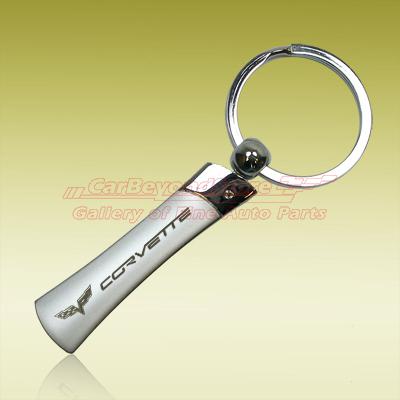 Chevrolet corvette c6 blade style key chain, key ring, el-licensed + free gift