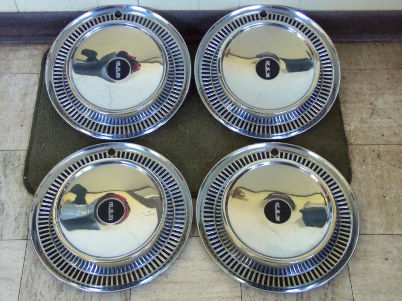 Sell 59 60 Edsel 14" Hub Caps Set of 4 Wheel Covers in Gardiner, New