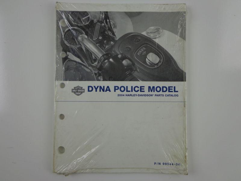 Harley davidson 2004 dyna police models parts catalog 99544-04