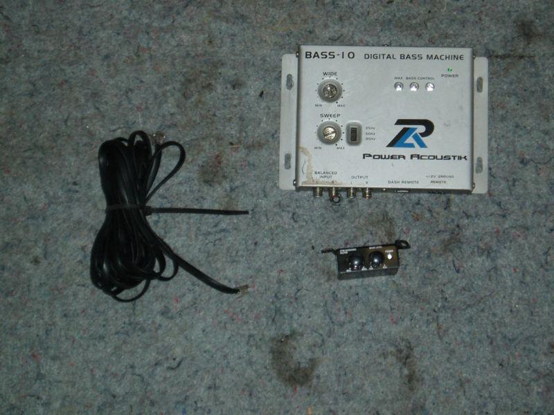 Power acoustik digital bass machine