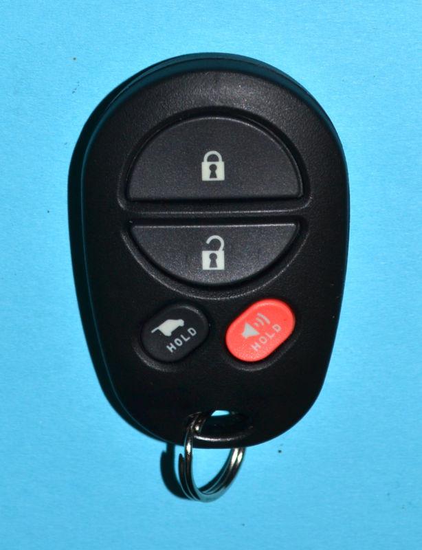 Toyota highlander  keyless remote fob fcc id: gq43vt20t  4 button  hatch  hold