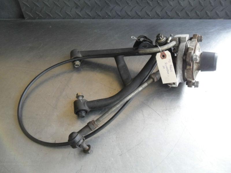2002 polaris scrambler 50 quad oem right control a arm hub tie rod cable spindle