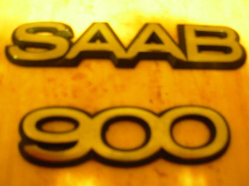 Saab 900 2 Pieces Plastic Silver Emblem badge decal logo symbol , US $9.99, image 5