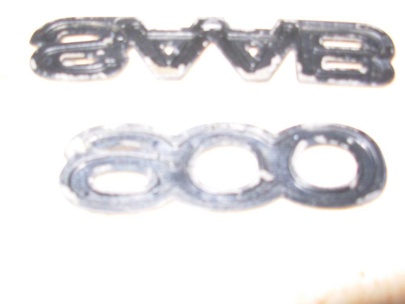 Saab 900 2 Pieces Plastic Silver Emblem badge decal logo symbol , US $9.99, image 6