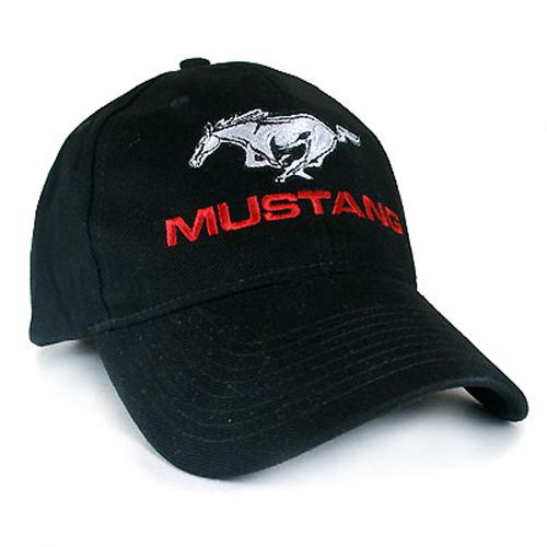 Ford mustang basic black baseball cap, baseball hat + free gift, licensed