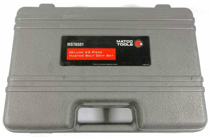 Very nice!!! matco tools - 43pc deluxe master bolt grip set (mst6501)