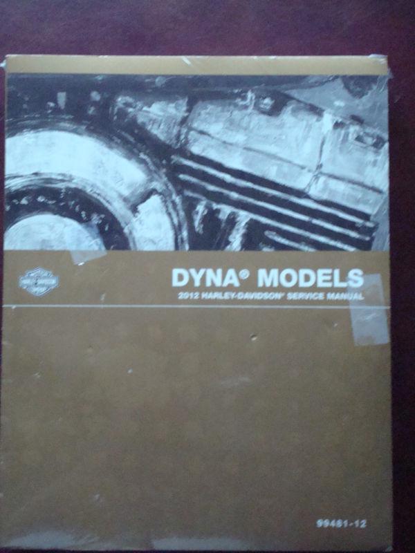 Harley davidson 99481-12 dyna models service manual