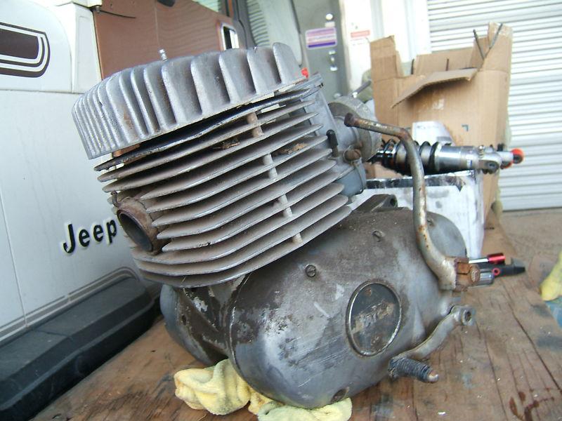 Sell 1970 MAICO 250 MC round case ENGINE w/ BING & IGNITION Vintage MX