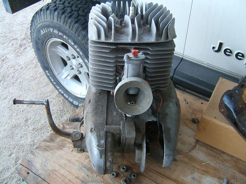 Sell 1970 MAICO 250 MC round case ENGINE w/ BING & IGNITION Vintage MX