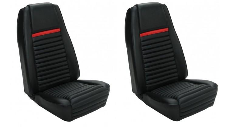 1969 mustang mach 1 seat upholstery, full set frt & rear, made by tmi products